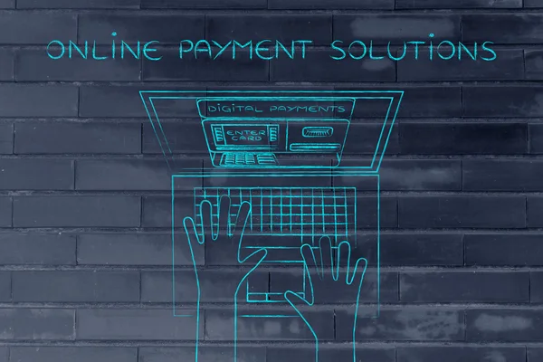 concept of online payment solutions