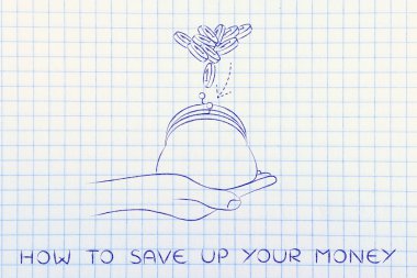 nasıl, para biriktirmek için kavramı