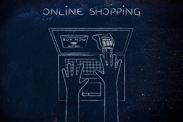 Concept of online shopping — Stock Photo, Image