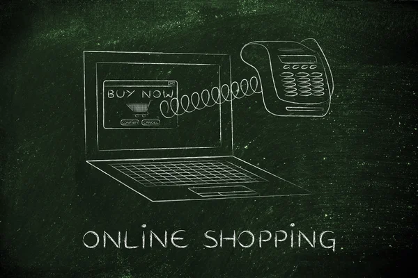 Concept of online shopping — Stock Photo, Image