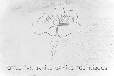 etkili beyin fırtınası teknikleri kavramı