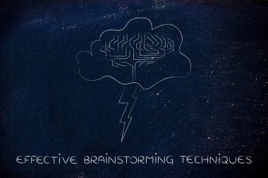 etkili beyin fırtınası teknikleri kavramı