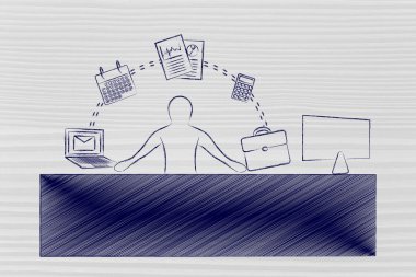 ofisteki görevleri hokkabazlık iş adamı