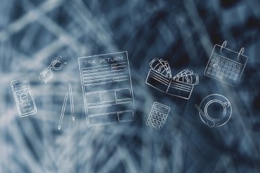 vergi formlarını office Resepsiyon nesneleri ve telefon uyarı ile