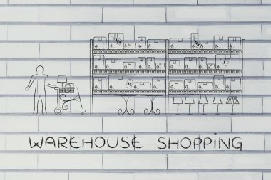 Ambar alışveriş kavramı