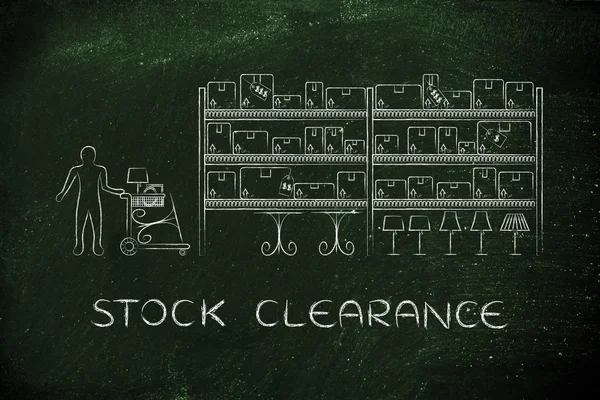 concept of stock clearance