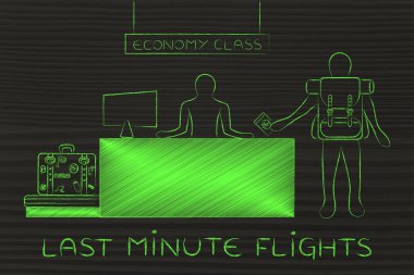 son dakika uçuşlar kavramı