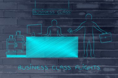 iş sınıf uçuşlar kavramı