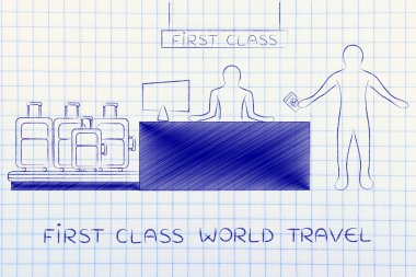 Birinci sınıf dünya seyahat kavramı