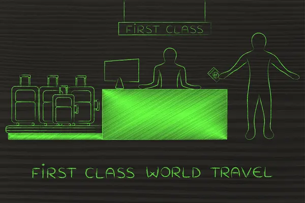 Birinci sınıf dünya seyahat kavramı