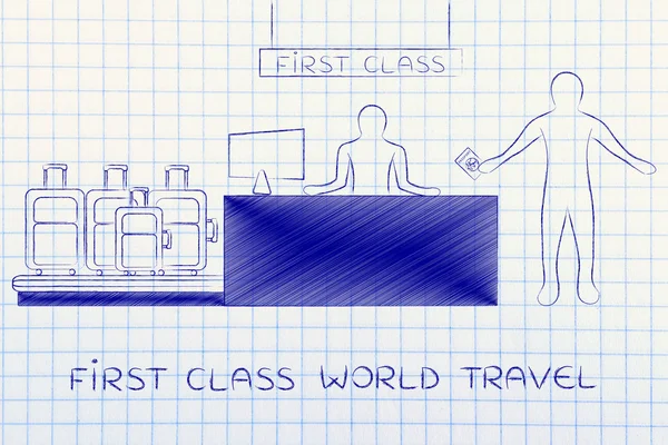 Birinci sınıf dünya seyahat kavramı