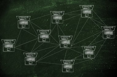 bilgisayar ağ bağlantıları bol olan