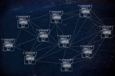 bilgisayar ağ bağlantıları bol olan
