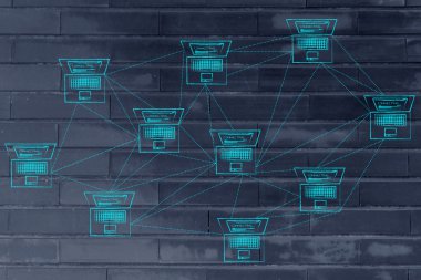 bilgisayar ağ bağlantıları bol olan