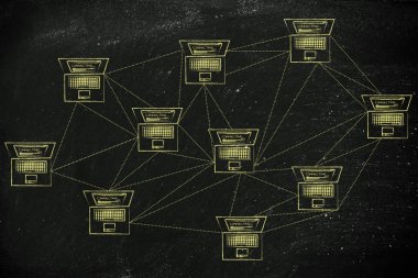 bilgisayar ağ bağlantıları bol olan