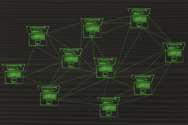 bilgisayar ağ bağlantıları bol olan