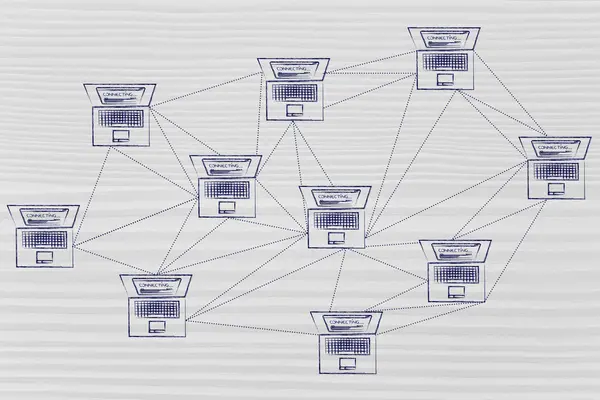 bilgisayar ağ bağlantıları bol olan