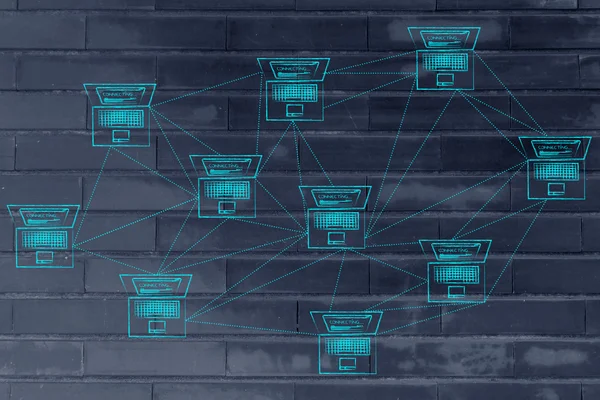bilgisayar ağ bağlantıları bol olan