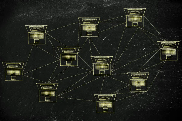 bilgisayar ağ bağlantıları bol olan