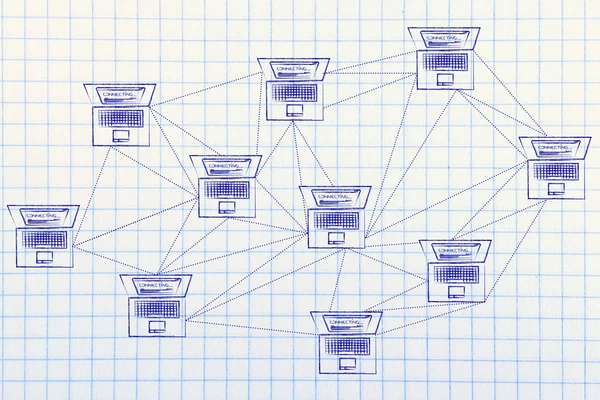 bilgisayar ağ bağlantıları bol olan