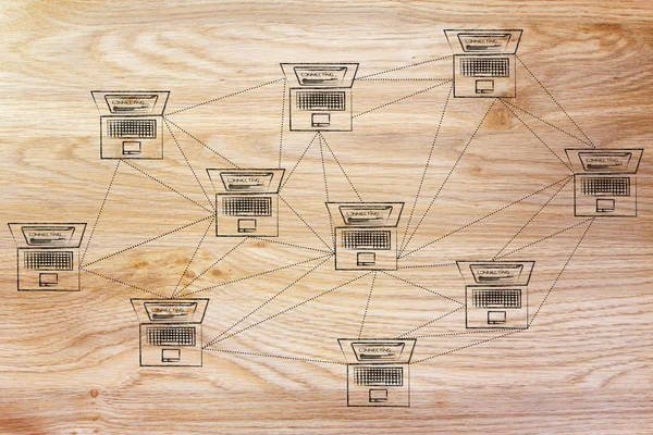 bilgisayar ağ bağlantıları bol olan