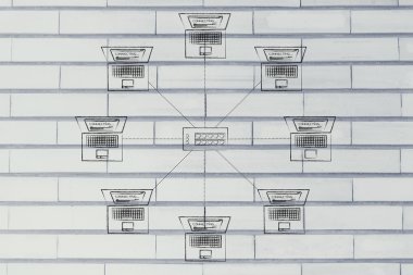yıldız ağ bilgisayar ve hub