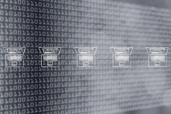 bir satırını ağ yapısındaki bağlı dizüstü bilgisayarlar