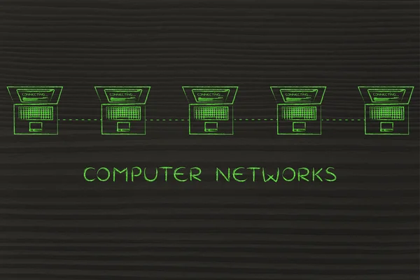Konzept des Computernetzwerks — Stockfoto