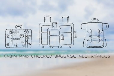 kavramı kabin ve Bagaj ödenekleri