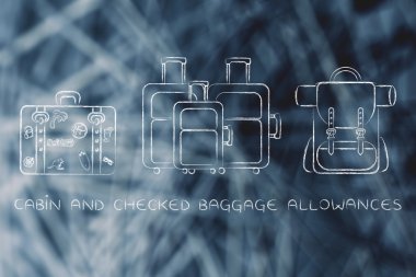 kavramı kabin ve Bagaj ödenekleri