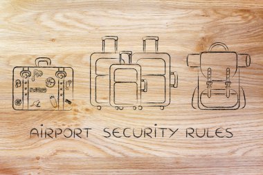 Havaalanı güvenliği kuralları kavramı