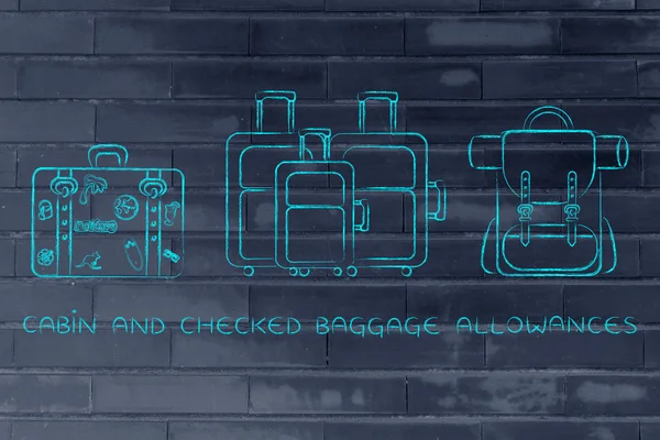 kavramı kabin ve Bagaj ödenekleri