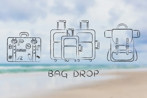 concept of bag drop