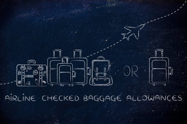 havayolu kontrol edilmiş bagaj hakları kavramı