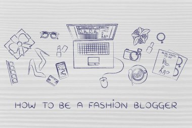 bir moda blogger olmak için nasıl kavramı