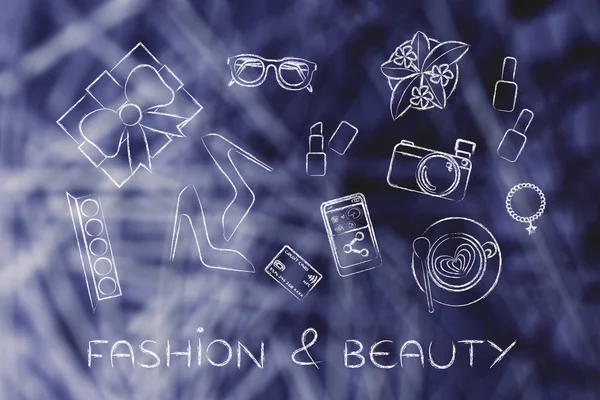 Begreppet mode & skönhet — Stockfoto