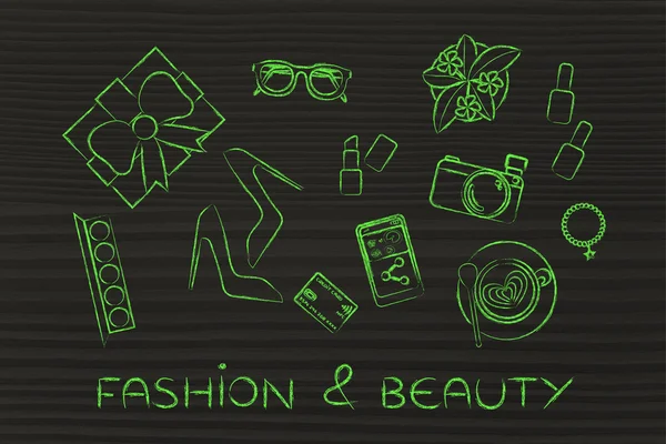 Concept van mode & schoonheid — Stockfoto