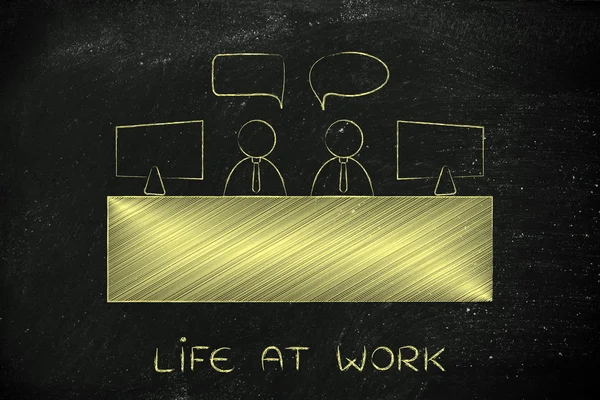 Concept of life at work — Stock Photo, Image