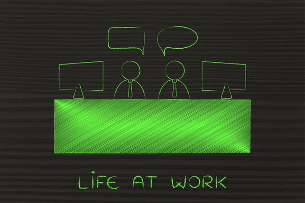 Concept of life at work — Stock Photo, Image