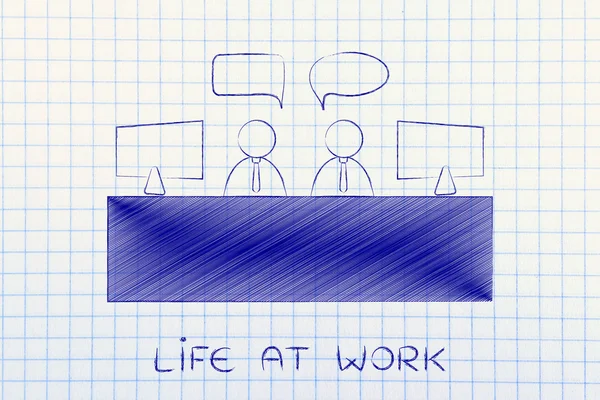 Concept of life at work — Stock Photo, Image