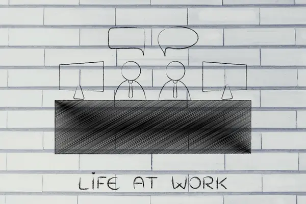 Koncepcja życia w pracy — Zdjęcie stockowe