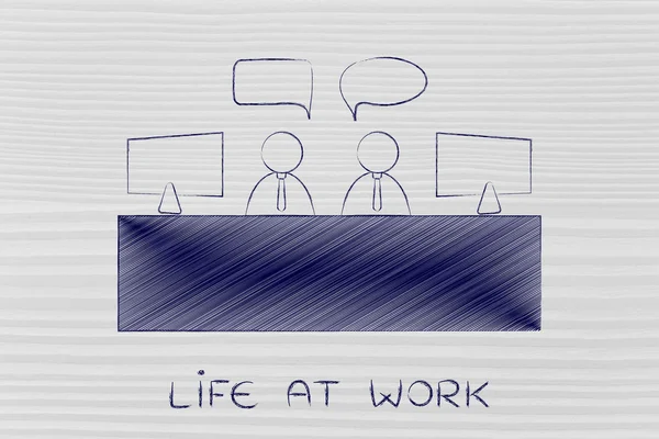 Concept of life at work — Stock Photo, Image