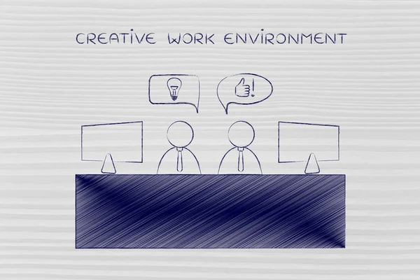 Concepto de entorno de trabajo creativo —  Fotos de Stock