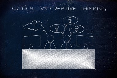 eleştirel vs yaratıcı düşünme kavramı