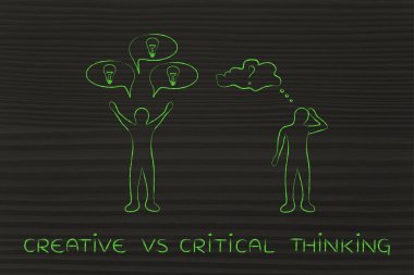 yaratıcı vs eleştirel düşünme kavramı