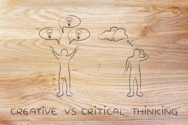 yaratıcı vs eleştirel düşünme kavramı