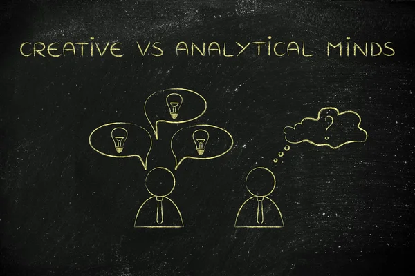 concept of creative vs analytical minds