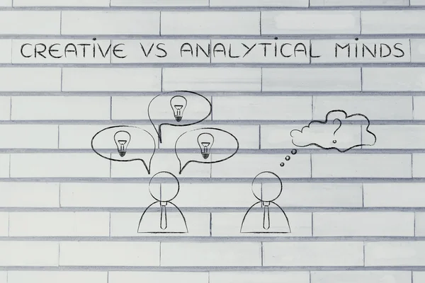concept of creative vs analytical minds