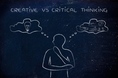 yaratıcı vs eleştirel düşünme kavramı