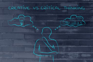 yaratıcı vs eleştirel düşünme kavramı
